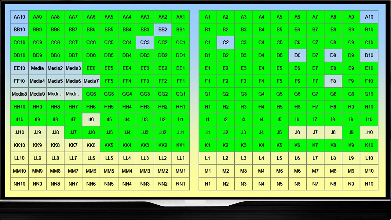 Real-time attendance tracking. Live Seating view